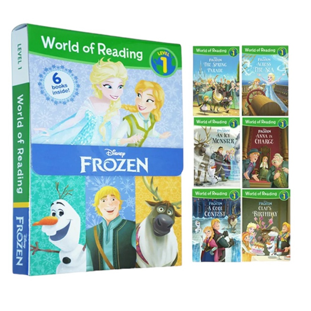 World Of Reading Frozen Level 1 Book set 6 books
